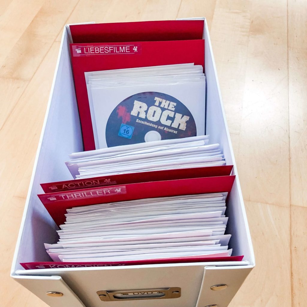 CD und DVD Organisation